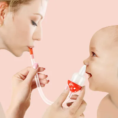 Baby Nasal Suction Aspirator Nose Cleaner Mouth Suction Nose Anti-ride Cleans KY • £4.24