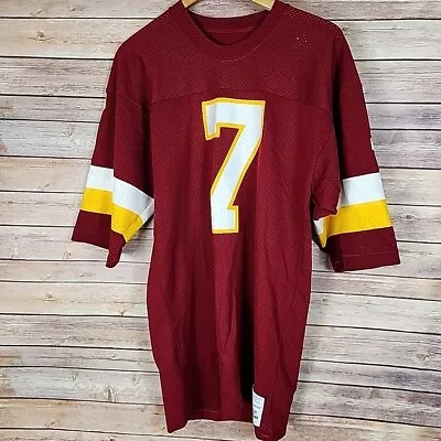 Vintage 1983 Sand Knit Joe Theismann Washington Redskins 7 Men NFL Team JERSEY M • $34.95