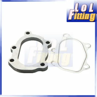 Exhaust Downpipe Flange 5 Bolt And Gasket T25 T28 GT25 GT28 GT30 GT32 • $15.50