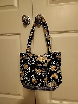 NWT Vera Bradley Bucket Tote In Rare Retired Yellow Bird • $19.99