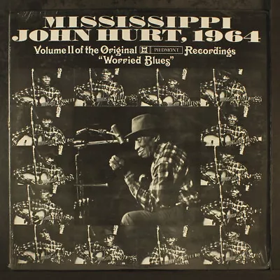 MISSISSIPPI JOHN HURT: Volume 2 Of The Original Piedmont Recordings Worried Blu • $85