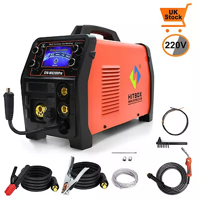 £324.89 • Buy 5 In 1 MIG Welder 200Amp 220V-240V Gas Gasless Aluminum TIG MIG Welding Machine