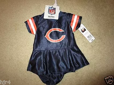 $34.99 • Buy Chicago Bears NFL Cheerleader Cheer Dress Outfit Infant Baby 3-6M 6M NEW Cute!