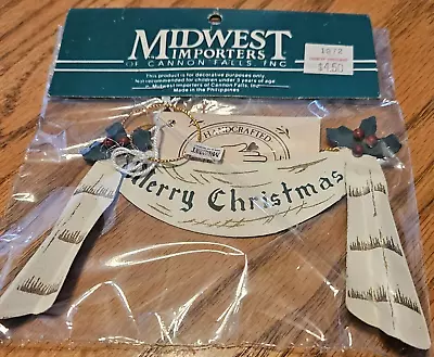 Midwest Importers Vintage Tin Ornament • $8