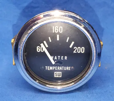 Vintage 1960's NOS Stewart Warner Electric Water Temp Gauge CT1 • $75