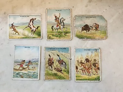 Lot Of 6 Vintage Hassan Cigarette Trading Cards Indian Life In The  60s  Salmon • $7.99