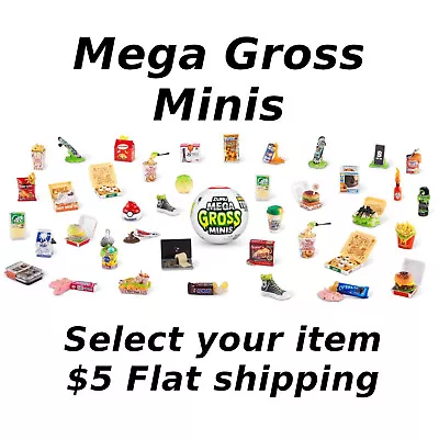 Zuru Mega Gross Minis PICK YOUR TOY Including Figures Slime And Stinky Rare • $2.97