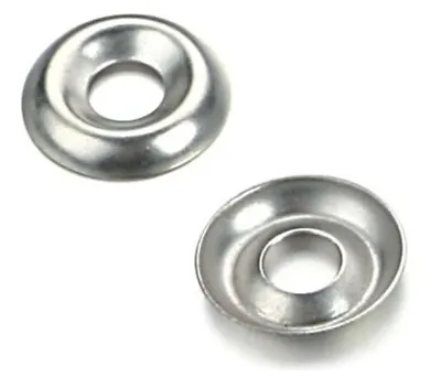 No. 12 Screw Cup Washers A2 Stainless Steel To Fit Countersunk Screws/Bolts • £2.18