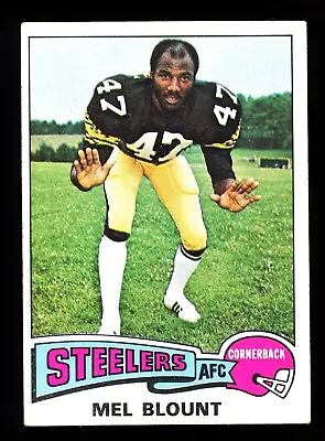 1975 Topps  # 12 Mel Blount RC ROOKIE EX-NM Pittsburgh Steelers • $14.99