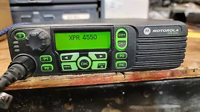 Motorola XPR4550 UHF 403-470mhz 40w Mobile Radio AAM27QPH9LA1AN • $329