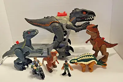 Imaginext Jurassic World Walking Indoraptor With Extra Dinosaurs & Figures • £36.99