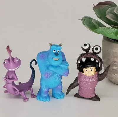 Disney Pixar Monsters Inc Figurine Lot Of 3 Cake Topper Boo Randall Sully • $8