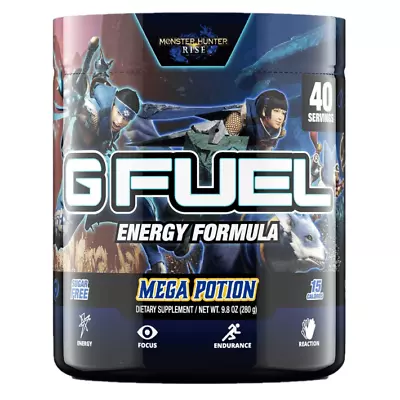 G FUEL - Energy Formula Monster Hunter Rise Mega Potion | GFUEL • $64.95