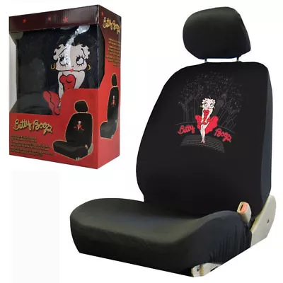 $38.97 • Buy New Betty Boop Skyline Red Dress Single Car Truck Front Low Back Seat Cover