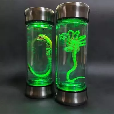 Alien Glow Jar Xenomorph Specimen Facehugger Embryo Glass Jar Movie Prop Replica • $55.63