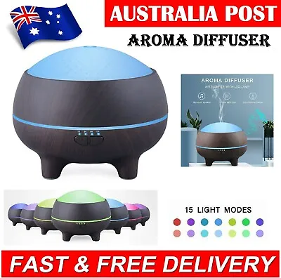 Aroma Aromatherapy Diffuser LED Oil Air Humidifier Purifier Bluetooth Speaker • $56.99