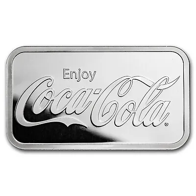 Coca-Cola® 5 Oz .999 Pure Silver Bar • £146.57