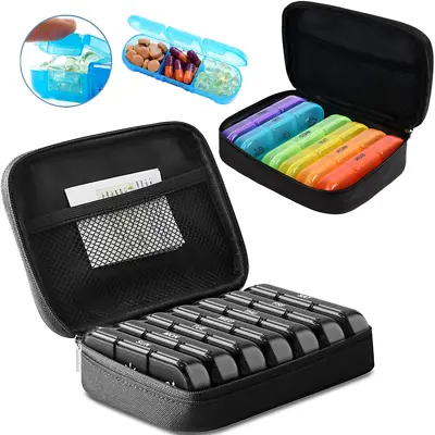 7 Day Dispenser Container Tablet Daily Case Medicine Organizer Pill Box Weekly • $15.99