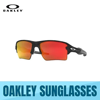 Oakley Oo9188-86 Flak 2.0 Xl Matte Black Camo-prizm Ruby Lens Sunglasses 59mm • $124