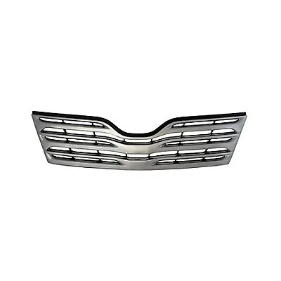 New Grille Front Fits 2009-2012 Toyota Venza Plastic Satin Chrome 531010T010 • $96.59