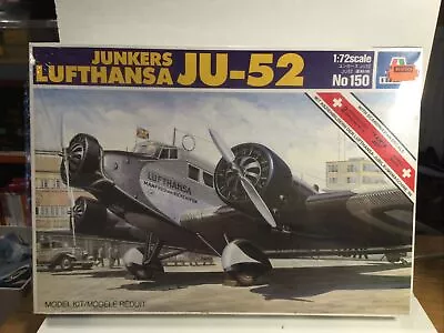 Italeri Model Kit  Junkers Lufthansa JU-52 Aircraft Mint In Sealed Pack • £39.99