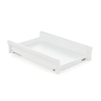 Obaby Stamford Sleigh Cot Top Changer White • £87.99