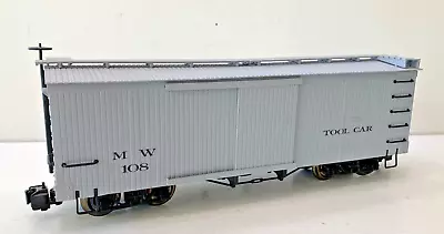 Bachmann  G  Scale Mow Tool Boxcar W/ Metal Wheels New • $49.95