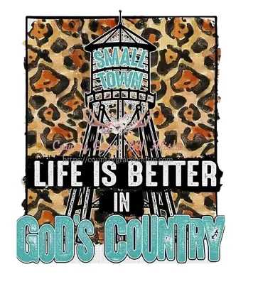Sublimation Print Design Gods Country Ready To Press Heat Transfer • $2