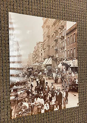 Mulberry Street New York City Photo Vintage Reprint • $25