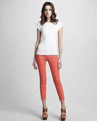 J BRAND Women's #835 TANGERINE CAPRI Stretch Denim Skinny JEANS Size 25  • $12.99