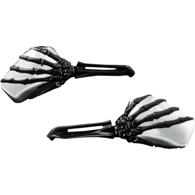 $125.32 • Buy KURYAKYN Skeleton Mirror - Black/Chrome 1764