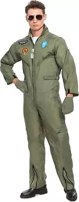 Syncfuns Halloween Costume For Men's Flight Pilot Adult Dress Up • $34.99