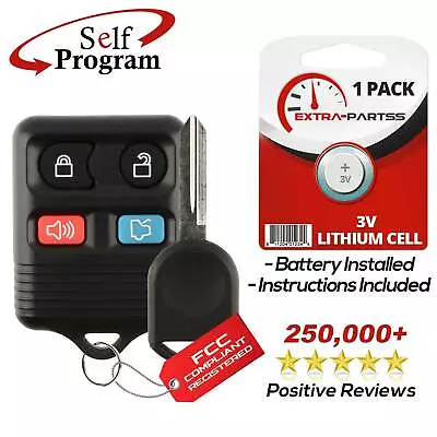 For 2005 2006 2007 2008 2009 ~ Ford Mustang Keyless Entry Remote Fob + 80 Key • $8.95