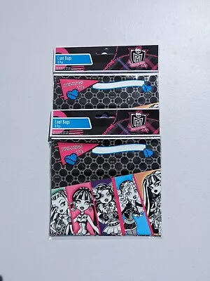 Monster High Party Loot Bags Set Of 8 Party Favor Treat Sack *Lot Of 2* NOS • $15.88