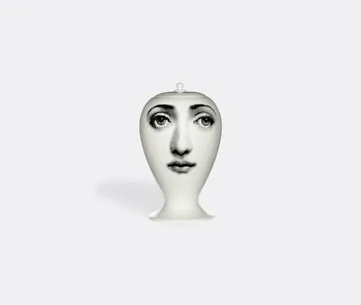 Fornasetti  Polcelain Double Sided Face & White Buonanotte Vase - NEW • $680