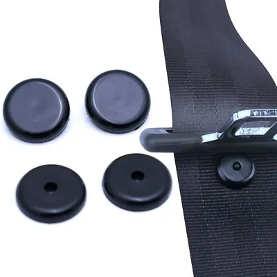 Car Seat Belt Clip Stopper X2 UNIVERSAL Buckle Retainer Button Holder Spacing • £3.99