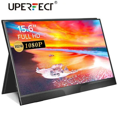 $59.99 • Buy UPERFECT 15.6  Portable Monitor 1080P Screen HDMI Port For Xbox PS Switches Used