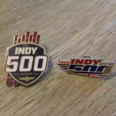 Mixed Lot Of 2 Indy 500 Lapel Pins 2018 2019 • $14.99