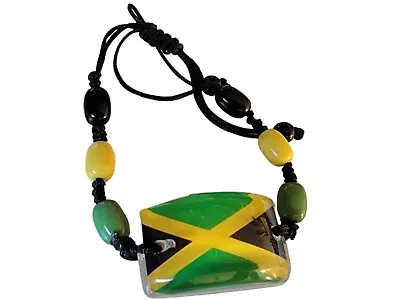 Braided Wrist String Jamaica Bracelet Flag JA Flags Bob Reggae Jamaican Colors • $9.98