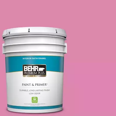 Acrylic Enamel Paint 5 Gallon Paint & Primer Mildew-Proof Interior Paint Satin • $198.99