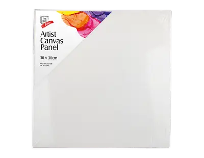 6 Pack  Artist Canvas Panel Board Art Painting For Acrylic & Oil 30cm X 30cm • £11.99