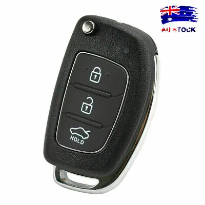 $11.99 • Buy Replacement Remote Flip Key Shell Case Fit For Hyundai I20 Tucson Elantra
