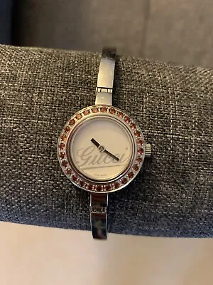 $375 • Buy Pre-owned Genuine Gucci Women Lady’s Bangle Watch Size S
