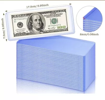 The Best Bills Protector For Paper Money Collectors. 20 Units Each Package • $15