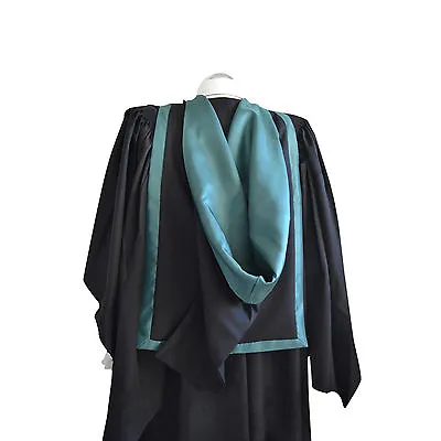 Graduation Full Shape Hood Bottle Green University Bachelors Masters Academic • £22.28