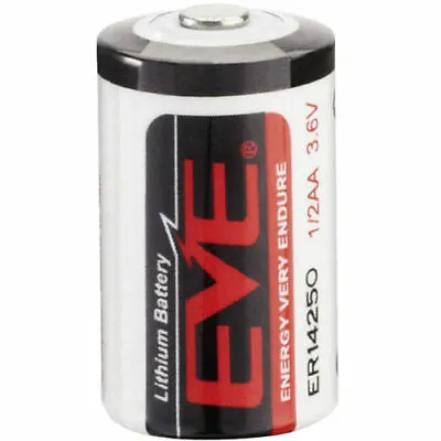 EVE  1/2 AA Lithium Battery 3.6V For Infinite Alarm PIR Sensor MAC • £5.49