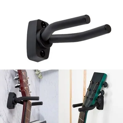 Guitar Bass Violin Wall Mount Hangers Holder Hook Keeper Bracket Hanger Wooden • $5.53