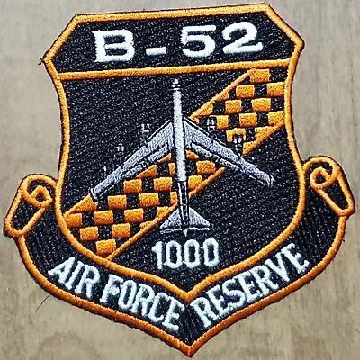 B-52 Stratofortress Bomber Air Force Reserve 1000 Hours Usaf Patch Color Flight • $6.99