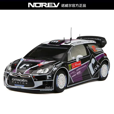 NOREV 1:18 Citroen DS3 WRC 2012 Portugal Rally Alloy Car Model With Base • £104.94