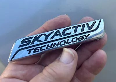 SKYACTIVE  Fits MAZDA 3 Script Badge 100mm Emblem Suit Back Door Hatch Rear Etc • $14.95